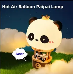 Cartoon soft rubber children's toy lamp - Warm and cozy light