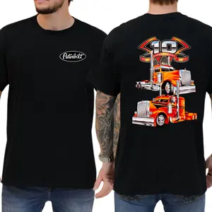 2Side, Peterbilt 10th Anniversary Shirt, Custom Orange Semi Truck Graphic Tee, Turbo Speed Car Graphic, Car Lover T Shirt, Summer Outfit, Stylish Tee, Graphic tees Men and women, Vintage Tee