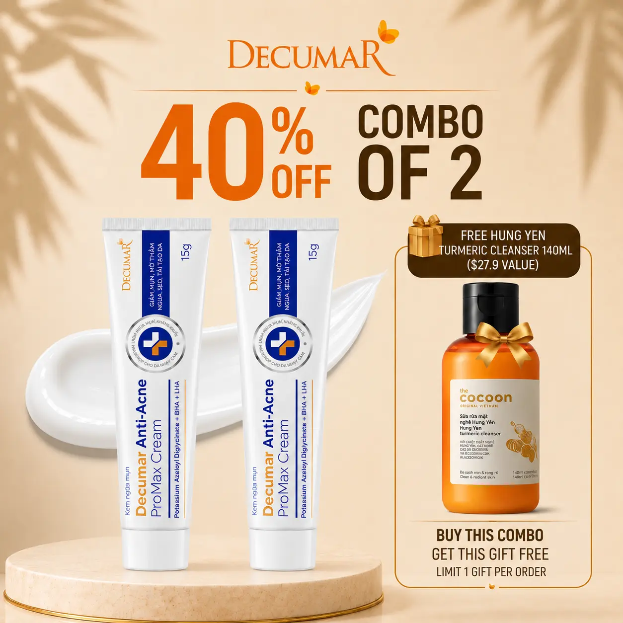 Decumar ProMax Clarifying Skin Care Duo Set | For Oily & Blemish-Prone Skin