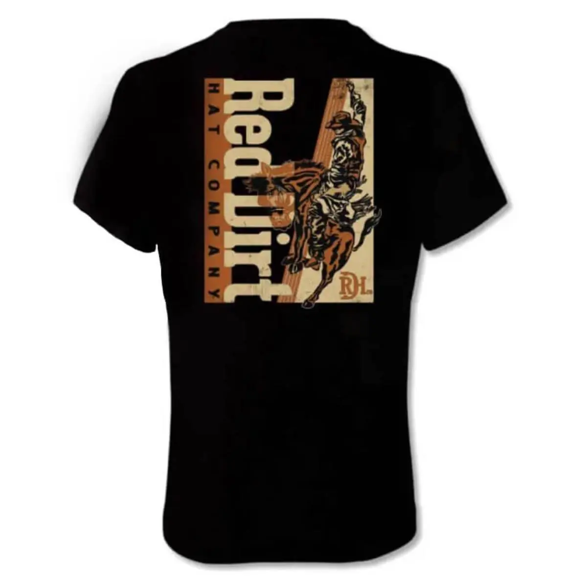Red Dirt Hat Co. Men's Smoked Black Short Sleeve T-Shirt Tee