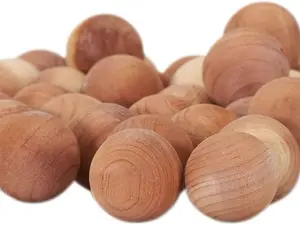 CedarFresh 17840-1 Red Cedar Wood Balls | Freshen and Protect Closets | 48-Pack