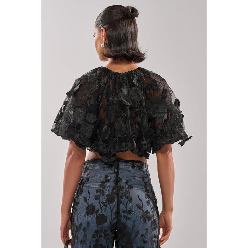 DONT GIVE UP LACE BLOUSE