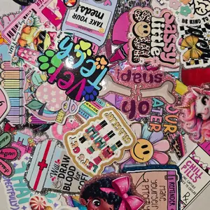 Random Flatbacks 30ct - Assorted Designs for Crafting and Decorations