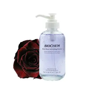 BIOCHEM Black Rose Activating Essence - Facial Anti-aging Essence Serum - 120mL / 4.06 Fl. Oz. Deep Hydration & Skin Repair, Radiant & Nourishing skin