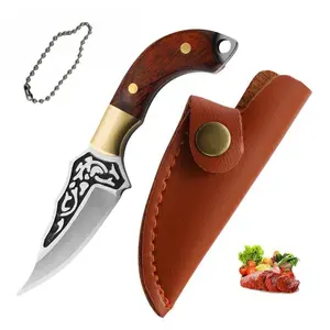 Mini Knife with Sheath, 1 Count Portable Folding Knife, Pocket Knife, Outdoor Knife, Knife for Unboxing, Opening Parcel, Gift for Men, Folding Pocket Knives