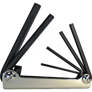 20511 5Piece Steel Handle Folding Hex Key Set (SAE/Inch) – Sizes 3/16" to 3/20912 9Piece Steel Handle Folding Hex Key Set (SAE/Inch) – Sizes 0.050" to 3/16"