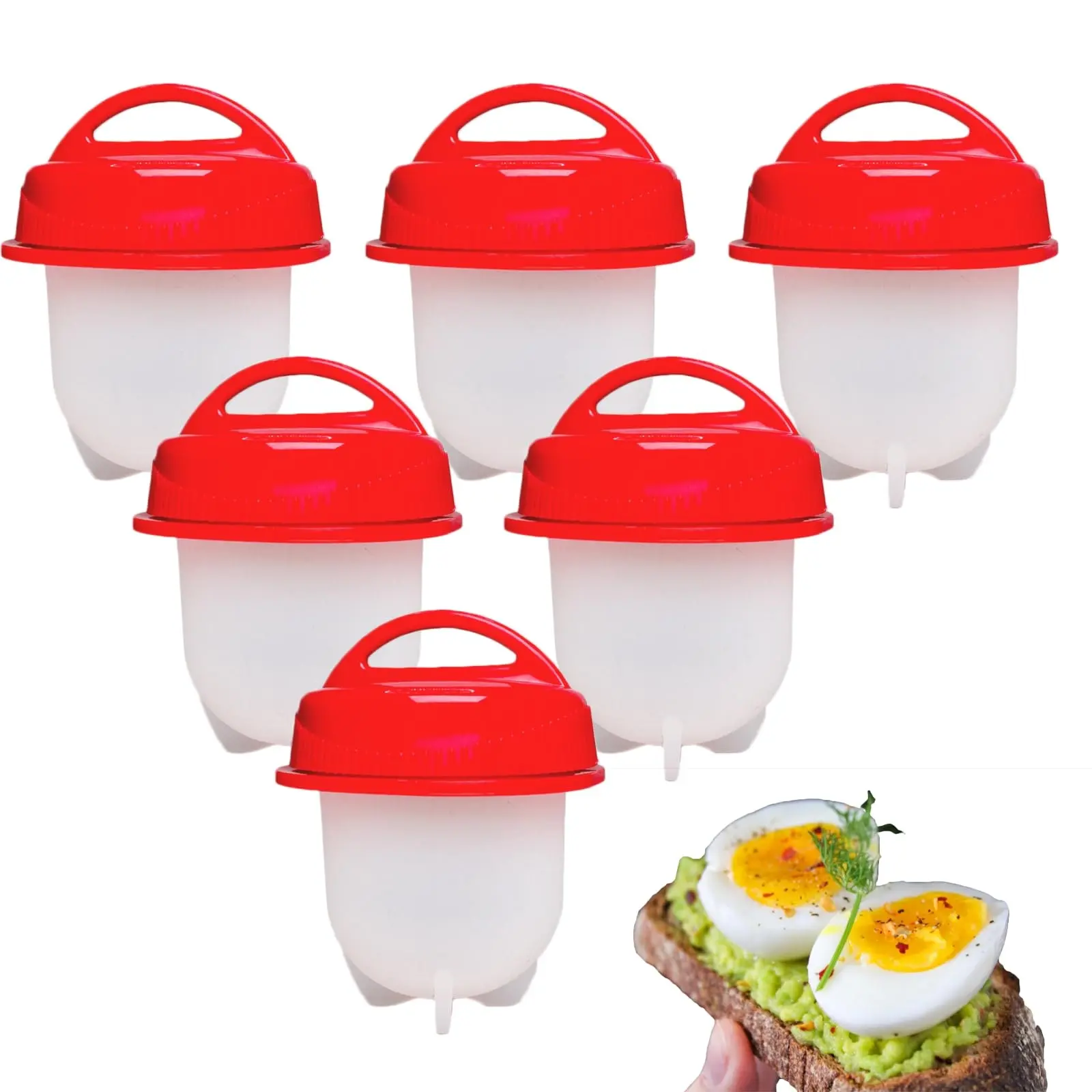 Silicone Egg Cup Ice Cube Eggs Steamer, Egg Cups for Soft Boiled Eggs, Creative Cooking Cup, Kitchen Helper, Durable Silicone Material, Easy Clean Design, Poached Egg Cups