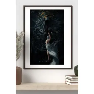 Ghostblade Art Print Poster – Fantasy Wall Art for Living Room