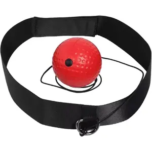 PU Head-Mounted Boxing Training Speed Ball, Focus Bag for Hand-Eye Coordination & Fitness