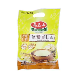 Greenmax Apricot Kernel Tea - 360g Natural Ambient Tea Beverage with Corn Starch, Maltodextrin, Milk Powder, Yam, Oat & Crystal, Shelf-Stable for Cupboard Storage