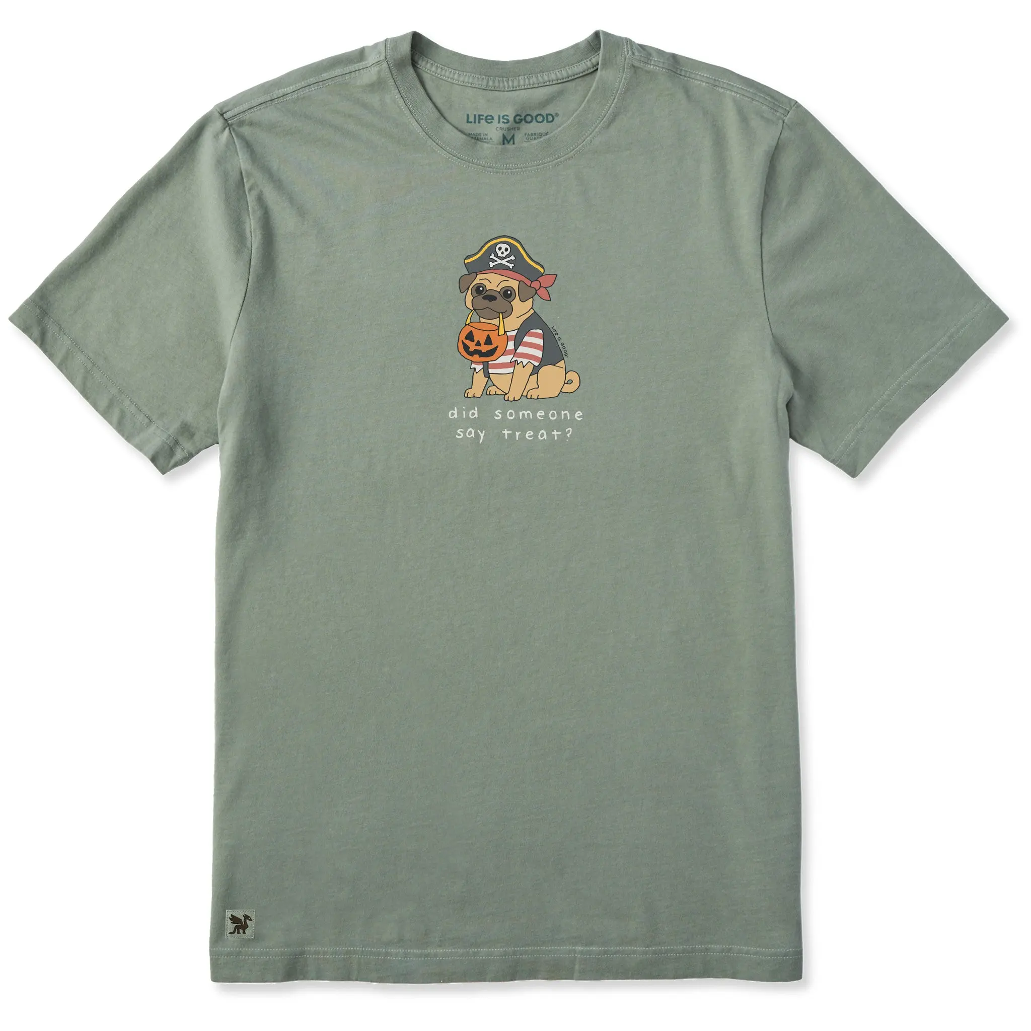 Men's Did Someone Say Treat Pug Short Sleeve Crusher Tee