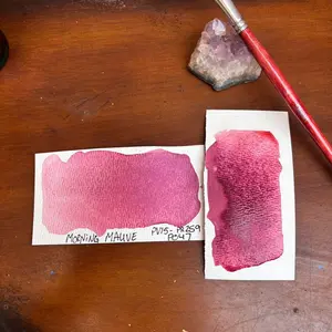 Handmade Watercolor "Morning Mauve" with Honey