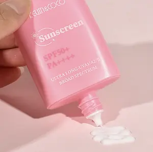 Kevin Coco Sunscreen Kisses Secret SPF 50+++ Ultra Long UVA1/A2/B Broad Spectrum - Lightweight Non-Greasy Formula with Radiant Glow & Water-Resistant Protection Lightweight Gentle Radiant Shimmer Skin Repair Facial