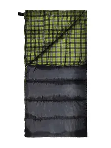 Oversized 30-Degree Cool Weather Rectangular Sleeping Bag,gentle on the environment ，machine-washable materials，Gray, 40"x80"