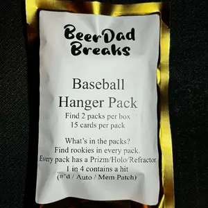 BeerDad Breaks Baseball Hanger Pack