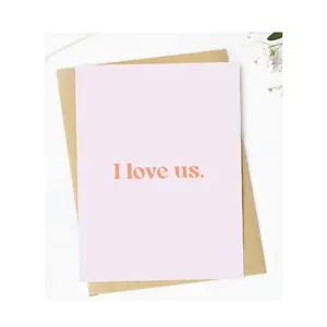 "I Love Us" Greeting Card - Romantic Anniversary, Valentine's Day Card - Big Moods