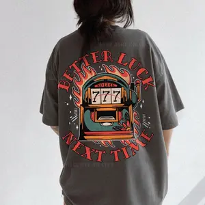 Better Luck Next Time Tee  Western Lucky Shirt Traditional Tattoo Vintage 777 Shirt Grunge Streetwear Yallternative Aesthetic