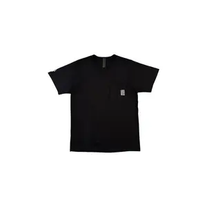 Embroidered Chart Logo Pocket Short Sleeve Tee "Black" CHRM0187
