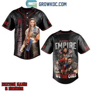Roman Reigns Roman Empire We The Ones Personalized Baseball Jersey, For Fan WWE Shirt