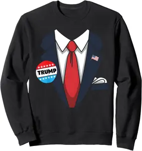 Donald Trump Halloween Costume Suit For  Youth Sweatshirt