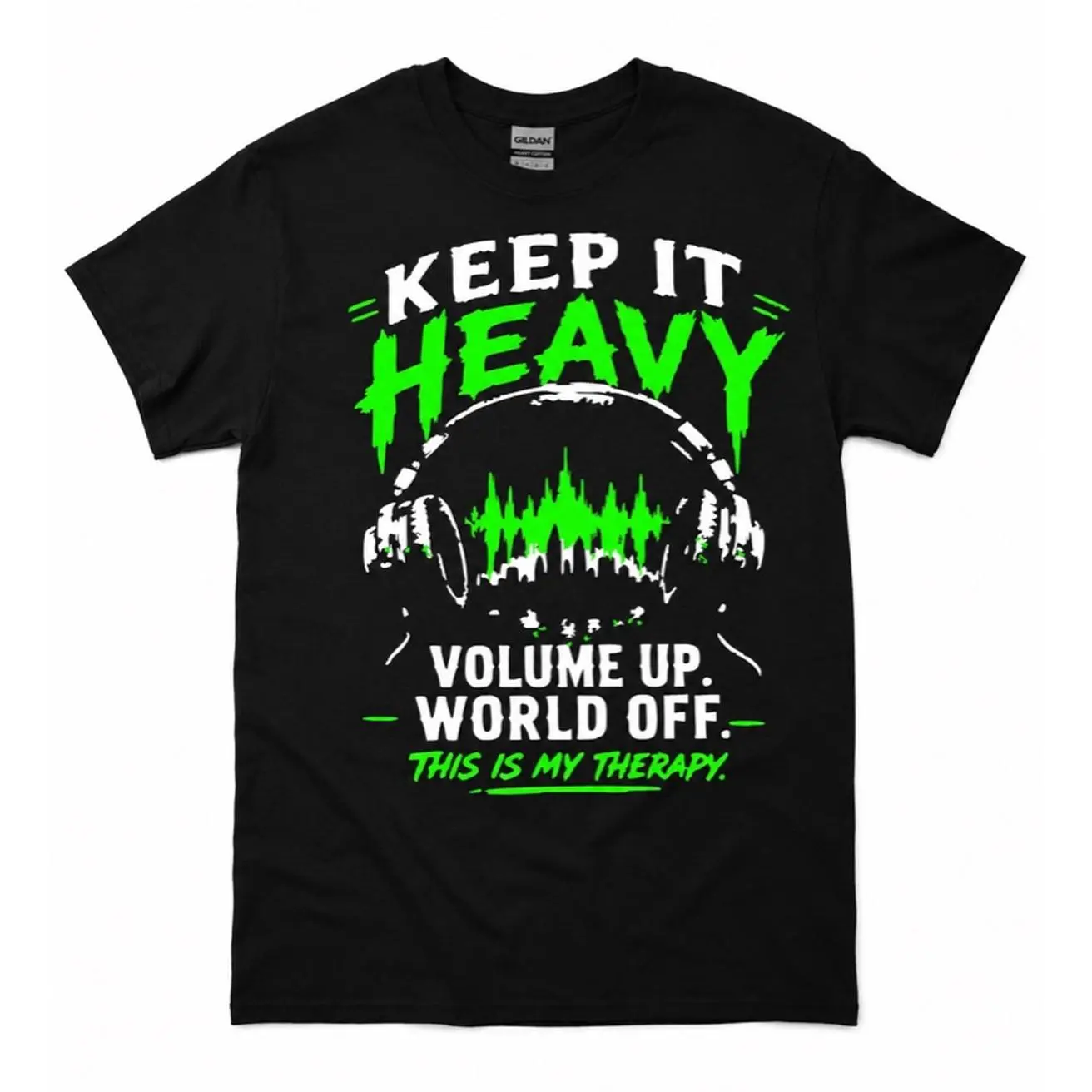 Keep It Heavy Volume Up World Off Graphic Tee