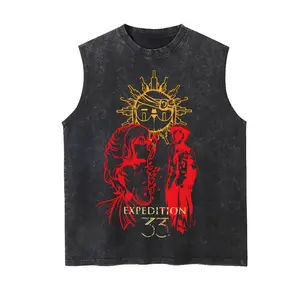 Game Vintage Tank 90s Graphic Sleeveless Tank Tops Men Vest Streetwear Outfits Men Vacation Outfits Sleeveless Shirt