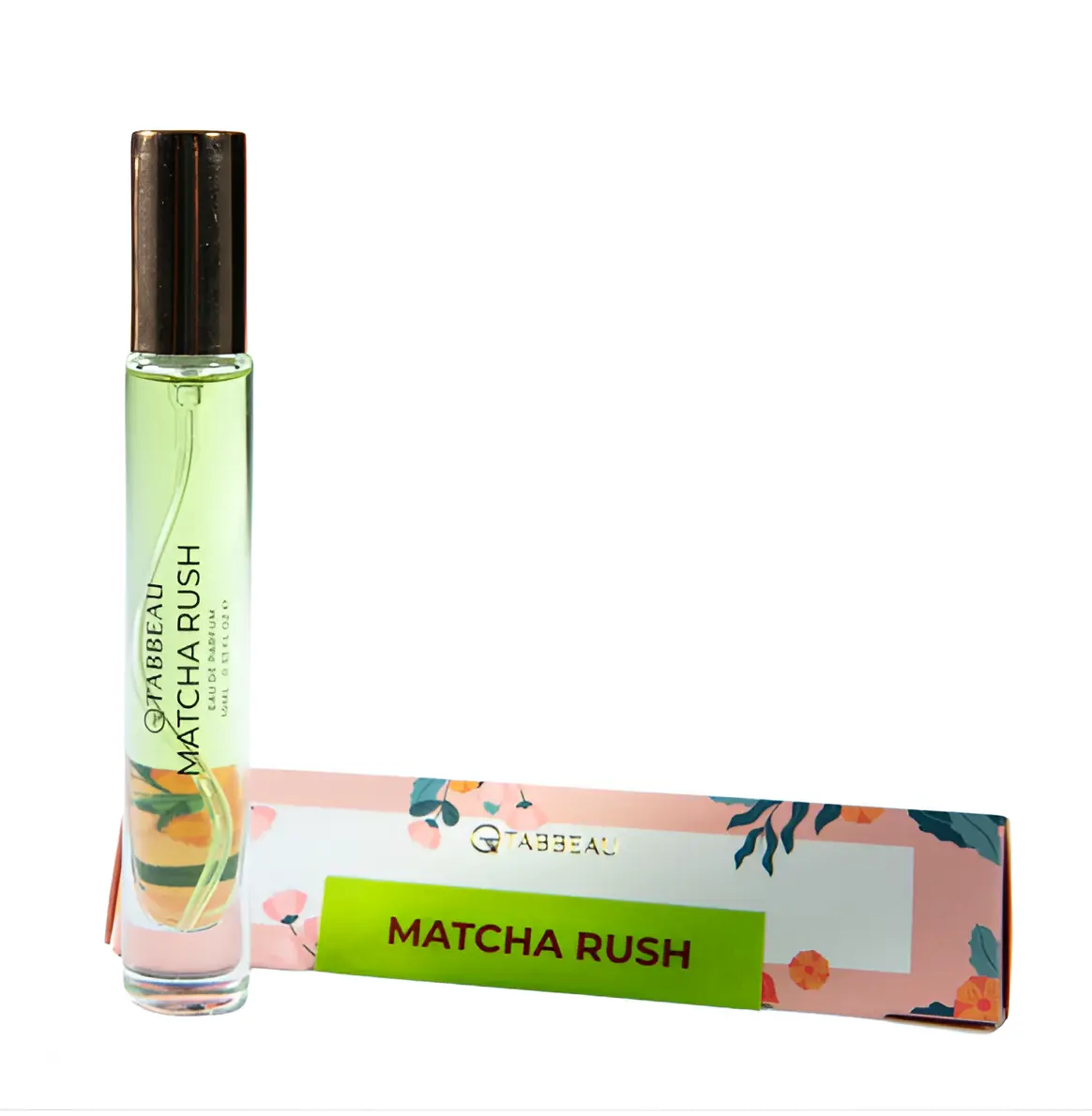 MATCHA RUSH Eau De Parfum | Handmade Fragrance for Women & Men | Clean & Natural Ingredients | (TRAVEL SIZE 10 ML /0.33 OZ) Long Lasting & Lightweight - Unique Unisex Original Scent
