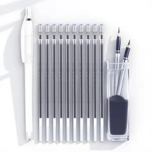 DIY Sewing Fading Marker Pen Washable Fabric Chalk for Kids Adults Long Lasting Visible Cloth Marking Pencil Quilting Embroidery Tools Arts Crafts Multi-Scene Water Erasable Tailoring Design