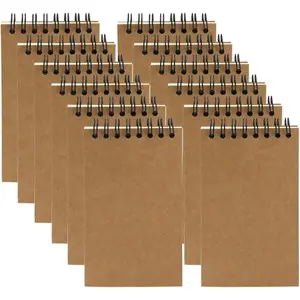 12 Pack Pocket Notebooks, 3x5 Small Notepads, Mini Spiral Notebooks, 60 Sheets/120 Pages,Lined College Ruled Paper, Memo Pads for , Office, School or Travel ()
