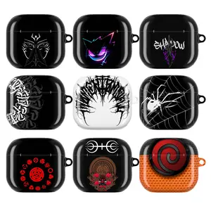 Anime AirPods Case Collection – Anime Bleach, Death Note, Attack on Titan, Retro Artistic Fish Celestial Glitter Designs, Fits AirPods Pro (Gen 1/2) & AirPods (Gen 1/2/3), Perfect Gift for Anime, Outdoor, Artistic & Fashion Fans