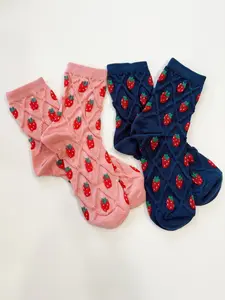 Strawberry Crew Socks