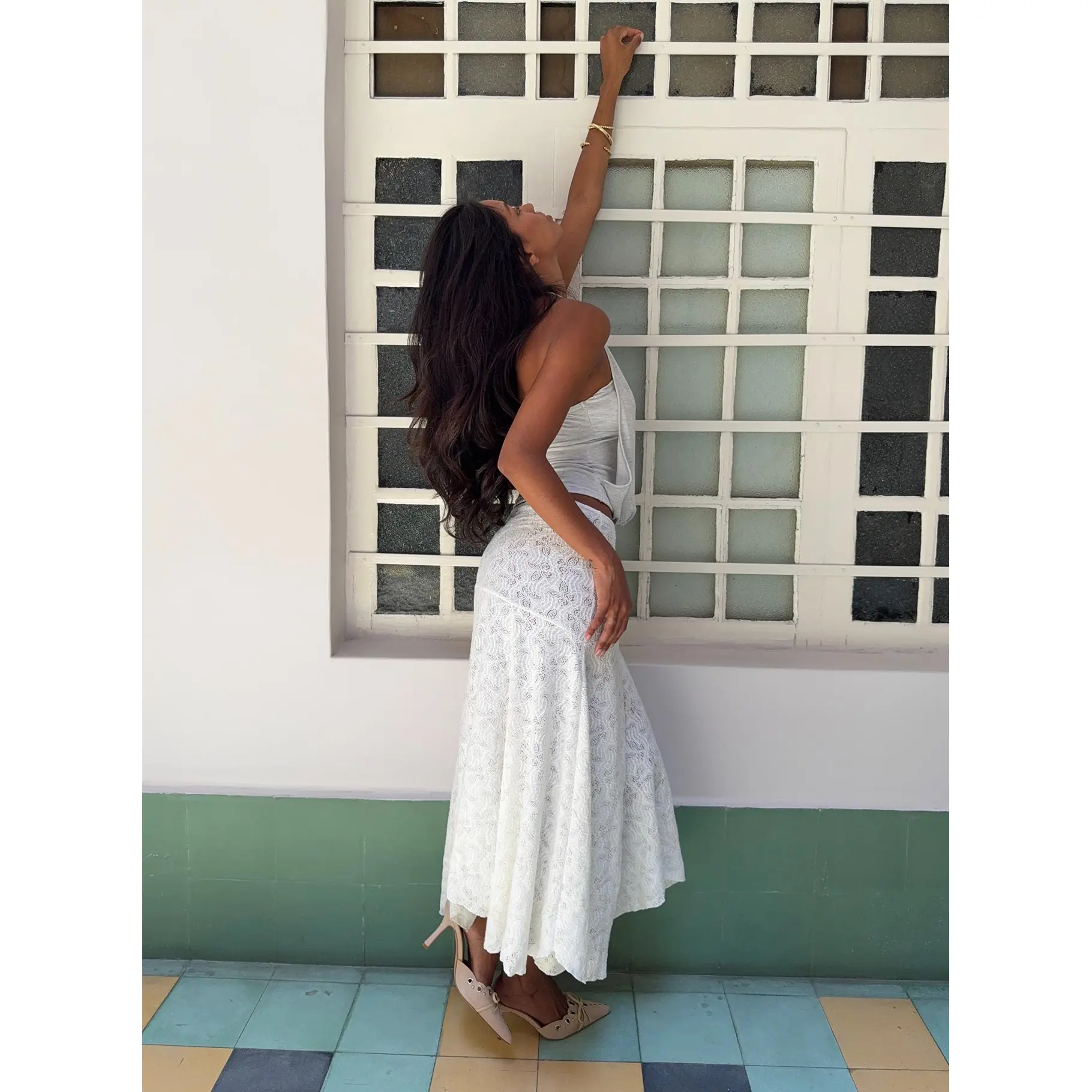 Tidal Midi Skirt Foam
