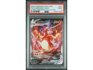 2022 Pokemon Sword and Shield Black Star Ultra Premium Collection Promo Charizard Vmax #SWSH261 PSA 9