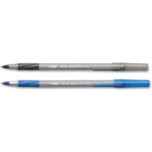 BIC  BIC Round Stic Grip Xtra Comfort Ball Pen 36 Count - Black & Blue