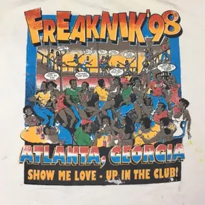 Rare Vintage 98 Freaknik Atlanta Unisex T-shirt, Funny Casual Short Sleeve Basics Cotton Tee, Gift For Her, Gift For Him