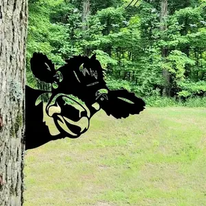 CIFbuy Farm Animal Silhouette Decor Set for Garden Outdoor Yard Patio Ornament