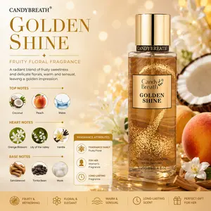 GOLDEN SHINE Body Fragrance Mist, Bare Vanilla - 8.4 fl oz