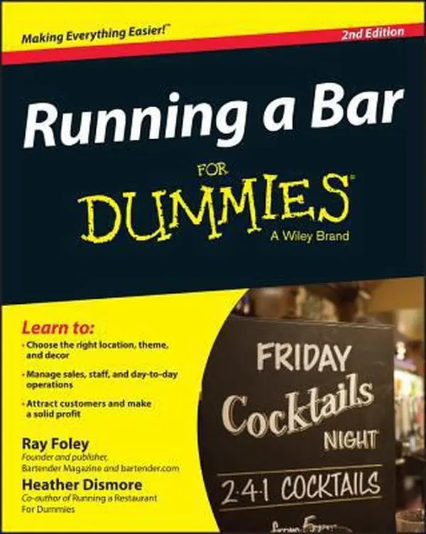 USED Book - Running a Bar for Dummies by Ray Foley (Paperback) - english