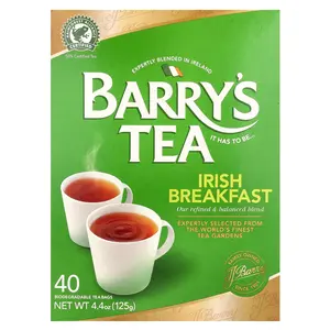 Barry's Tea Irish Breakfast, 40 Tea Bags, 4.4 oz (125 g)