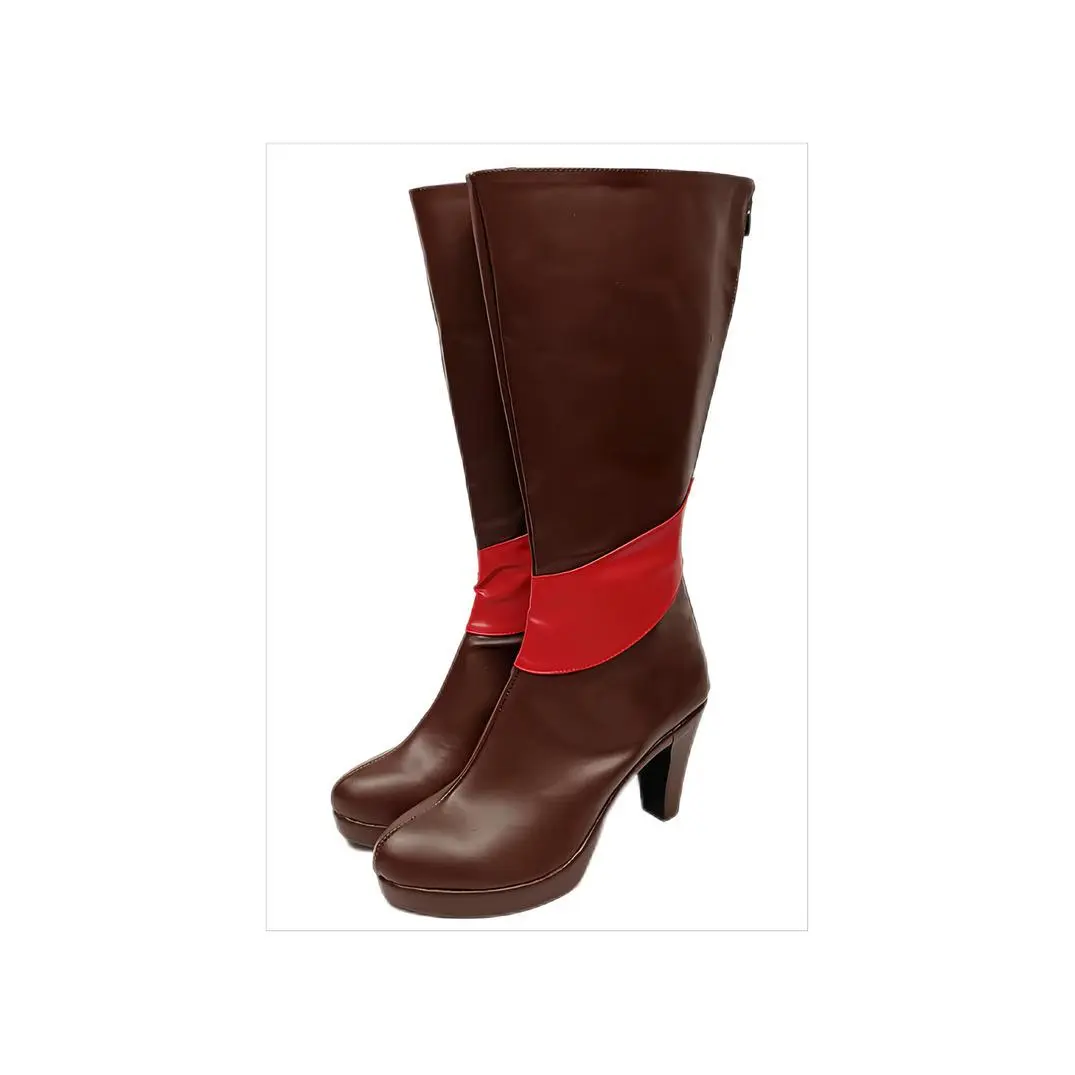 Cosplay Boots Adult Unisex Costume Shoes Custom Made Alastor Hazubin Hoteru