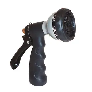 Lune Center Rear-Trigger 7-Pattern Nozzle with Black Handle and Durable Design for Versatile Use