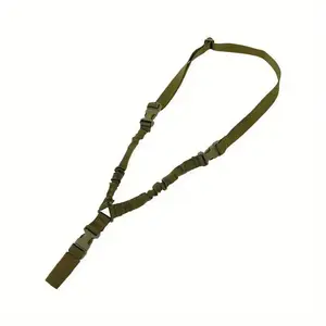 Tactical  Gun Sling Harness with Metal Clips, 1pc Adjustable Shoulder Strap for Firearms, Hunting Accessories for Tactical Gear
