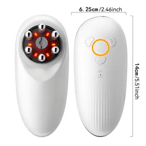 4-in-1 EMS Facial & Body Massager AM-820 Wireless Microcurrent Cupping Vibration Device for Skin Firming Sculpting Relaxation Portable Rechargeable Beauty Tool for Home Spa Self Care Routine Cordless Daily Use Relaxing