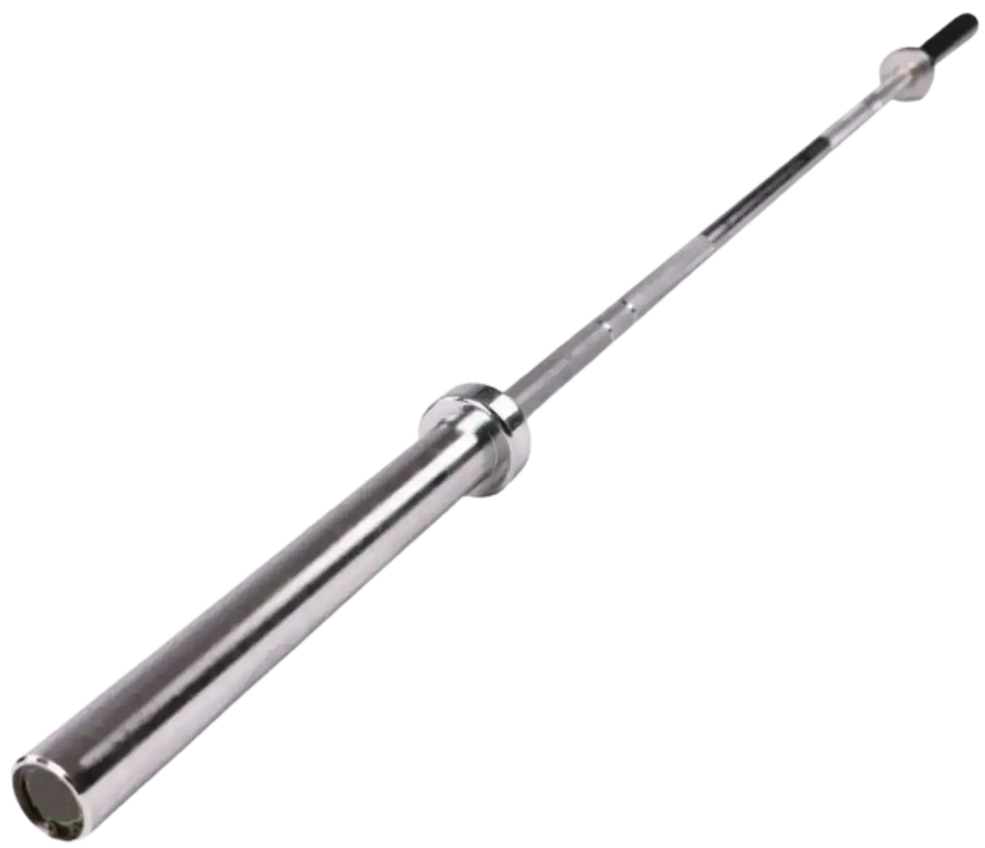 French Fitness 7' (86") Olympic Barbell, 45 lb Chrome Weight Bar for Resistance Training and Home Workouts, 700 lb Capacity, Barbell Weight, Home Training Equipment, Olympic Weights
