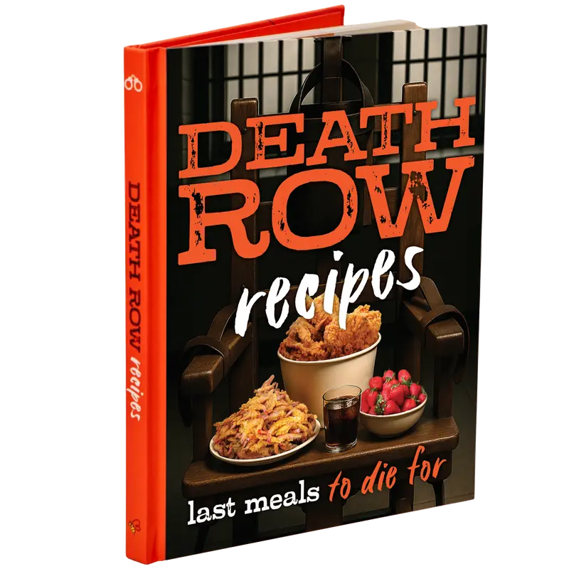 Death Row Cookbook: Famous Last Meals with Recipes - True Crime Facts & Food Pairings for Foodies & True Crime Fans