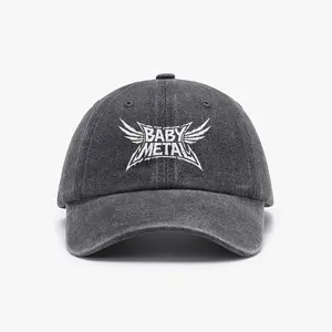 Unisex BabyMetal Band Baseball Cap -Vintage Street Style, Adjustable Double-Fastening Hat, Signature Pattern, Gift for Men & Women