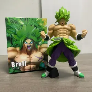 23cm DB Broly Angry Figure PVC Anime Model Statue, Handmade Collectible Toy, Desktop Decoration Ornament, Great Gift for DBZ Fans