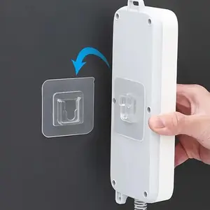 10 Pairs Strong Adhesive Hooks, Waterproof Hook Set, No Drilling Required, Wall Mount Compatible, Multi-Purpose Bathroom & Kitchen Organizer