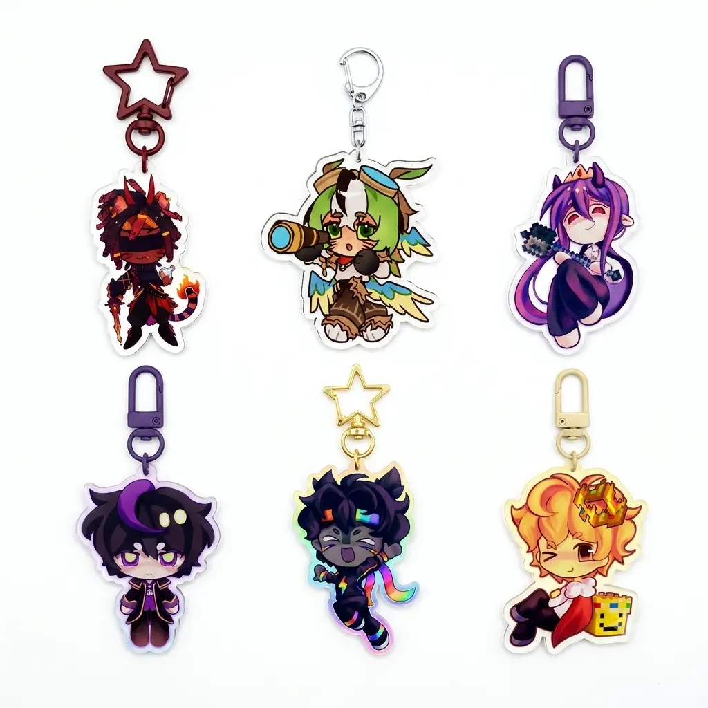 Unstable Universe Acrylic Keychains, Princezam Keychain