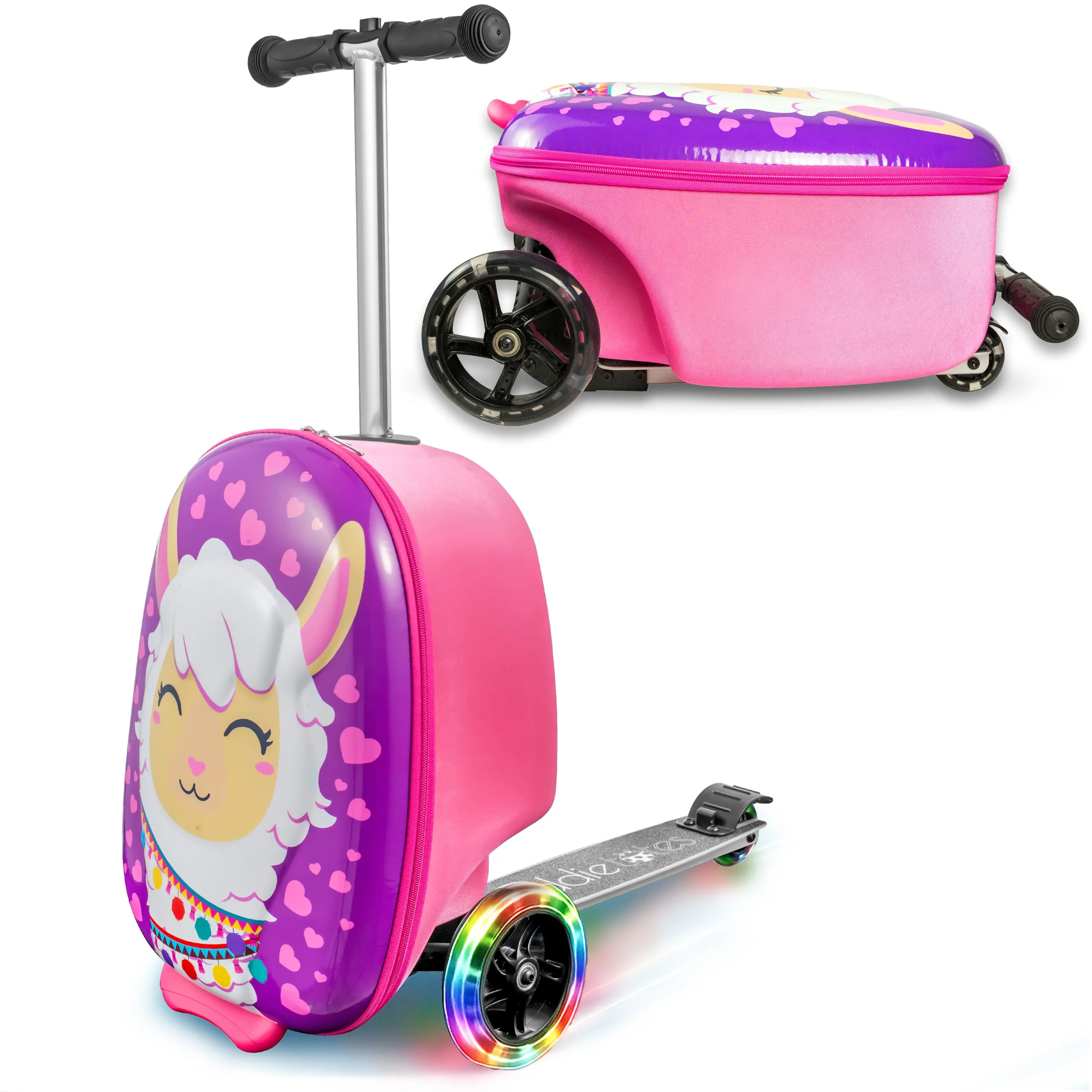 Llama Kids Carry-On Scooter Luggage